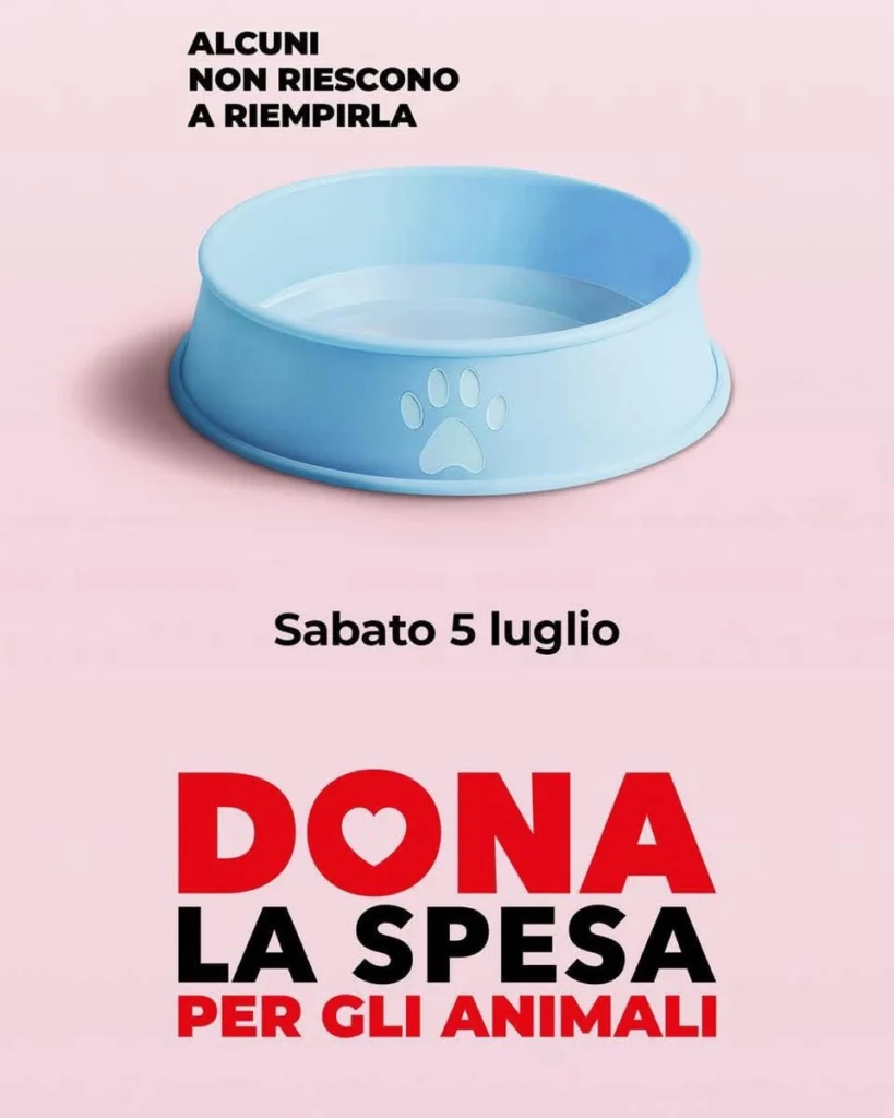 Locandina iniziativa dona la spesa - Coop