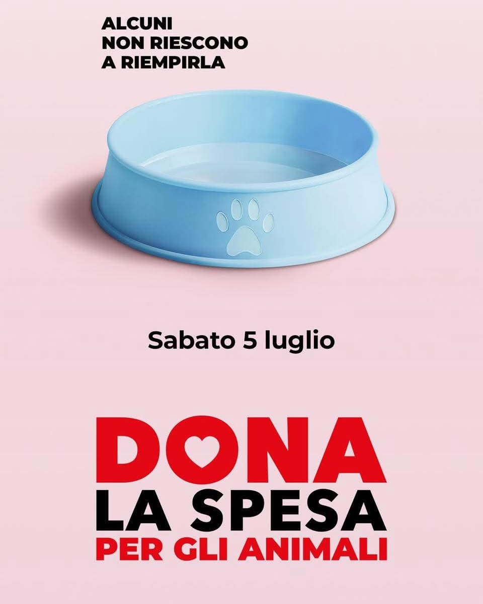 Locandina iniziativa dona la spesa - Coop